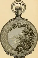 An illustration from 13th annual illustrated catalog, 1889 ... containing illustrations and prices of a few leading and staple styles of diamonds, watches, jewelry, silverware, clocks, canes, umbrellas, opera glasses, gold spectacles, eye glasses, etc. (1889)