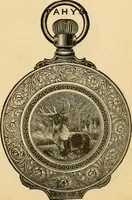 An illustration from 13th annual illustrated catalog, 1889 ... containing illustrations and prices of a few leading and staple styles of diamonds, watches, jewelry, silverware, clocks, canes, umbrellas, opera glasses, gold spectacles, eye glasses, etc. (1889)