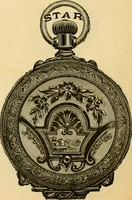 An illustration from 13th annual illustrated catalog, 1889 ... containing illustrations and prices of a few leading and staple styles of diamonds, watches, jewelry, silverware, clocks, canes, umbrellas, opera glasses, gold spectacles, eye glasses, etc. (1889)
