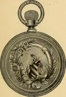 An illustration from 13th annual illustrated catalog, 1889 ... containing illustrations and prices of a few leading and staple styles of diamonds, watches, jewelry, silverware, clocks, canes, umbrellas, opera glasses, gold spectacles, eye glasses, etc. (1889)