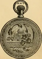 An illustration from 13th annual illustrated catalog, 1889 ... containing illustrations and prices of a few leading and staple styles of diamonds, watches, jewelry, silverware, clocks, canes, umbrellas, opera glasses, gold spectacles, eye glasses, etc. (1889)