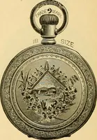An illustration from 13th annual illustrated catalog, 1889 ... containing illustrations and prices of a few leading and staple styles of diamonds, watches, jewelry, silverware, clocks, canes, umbrellas, opera glasses, gold spectacles, eye glasses, etc. (1889)