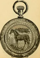 An illustration from 13th annual illustrated catalog, 1889 ... containing illustrations and prices of a few leading and staple styles of diamonds, watches, jewelry, silverware, clocks, canes, umbrellas, opera glasses, gold spectacles, eye glasses, etc. (1889)