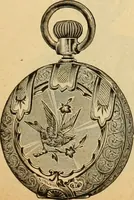An illustration from 13th annual illustrated catalog, 1889 ... containing illustrations and prices of a few leading and staple styles of diamonds, watches, jewelry, silverware, clocks, canes, umbrellas, opera glasses, gold spectacles, eye glasses, etc. (1889)