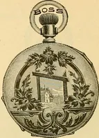 An illustration from 13th annual illustrated catalog, 1889 ... containing illustrations and prices of a few leading and staple styles of diamonds, watches, jewelry, silverware, clocks, canes, umbrellas, opera glasses, gold spectacles, eye glasses, etc. (1889)