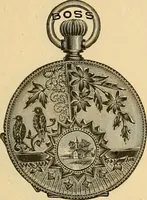 An illustration from 13th annual illustrated catalog, 1889 ... containing illustrations and prices of a few leading and staple styles of diamonds, watches, jewelry, silverware, clocks, canes, umbrellas, opera glasses, gold spectacles, eye glasses, etc. (1889)
