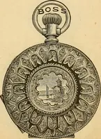 An illustration from 13th annual illustrated catalog, 1889 ... containing illustrations and prices of a few leading and staple styles of diamonds, watches, jewelry, silverware, clocks, canes, umbrellas, opera glasses, gold spectacles, eye glasses, etc. (1889)