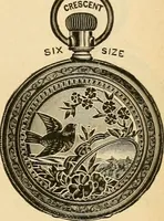 An illustration from 13th annual illustrated catalog, 1889 ... containing illustrations and prices of a few leading and staple styles of diamonds, watches, jewelry, silverware, clocks, canes, umbrellas, opera glasses, gold spectacles, eye glasses, etc. (1889)
