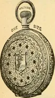 An illustration from 13th annual illustrated catalog, 1889 ... containing illustrations and prices of a few leading and staple styles of diamonds, watches, jewelry, silverware, clocks, canes, umbrellas, opera glasses, gold spectacles, eye glasses, etc. (1889)