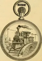 An illustration from 13th annual illustrated catalog, 1889 ... containing illustrations and prices of a few leading and staple styles of diamonds, watches, jewelry, silverware, clocks, canes, umbrellas, opera glasses, gold spectacles, eye glasses, etc. (1889)