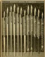 An illustration from 13th annual illustrated catalog, 1889 ... containing illustrations and prices of a few leading and staple styles of diamonds, watches, jewelry, silverware, clocks, canes, umbrellas, opera glasses, gold spectacles, eye glasses, etc. (1889)