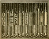 An illustration from 13th annual illustrated catalog, 1889 ... containing illustrations and prices of a few leading and staple styles of diamonds, watches, jewelry, silverware, clocks, canes, umbrellas, opera glasses, gold spectacles, eye glasses, etc. (1889)