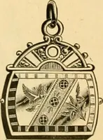 An illustration from 13th annual illustrated catalog, 1889 ... containing illustrations and prices of a few leading and staple styles of diamonds, watches, jewelry, silverware, clocks, canes, umbrellas, opera glasses, gold spectacles, eye glasses, etc. (1889)