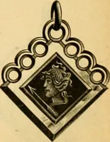 An illustration from 13th annual illustrated catalog, 1889 ... containing illustrations and prices of a few leading and staple styles of diamonds, watches, jewelry, silverware, clocks, canes, umbrellas, opera glasses, gold spectacles, eye glasses, etc. (1889)