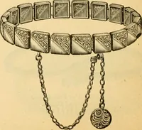 An illustration from 13th annual illustrated catalog, 1889 ... containing illustrations and prices of a few leading and staple styles of diamonds, watches, jewelry, silverware, clocks, canes, umbrellas, opera glasses, gold spectacles, eye glasses, etc. (1889)