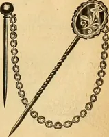 An illustration from 13th annual illustrated catalog, 1889 ... containing illustrations and prices of a few leading and staple styles of diamonds, watches, jewelry, silverware, clocks, canes, umbrellas, opera glasses, gold spectacles, eye glasses, etc. (1889)