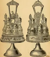 Picture 60 of 1332 from 13th annual illustrated catalog, 1889 ... containing illustrations and prices of a few leading and staple styles of diamonds, watches, jewelry, silverware, clocks, canes, umbrellas, opera glasses, gold spectacles, eye glasses, etc. (1889), leaf 46