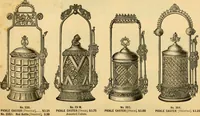 Picture 77 of 1332 from 13th annual illustrated catalog, 1889 ... containing illustrations and prices of a few leading and staple styles of diamonds, watches, jewelry, silverware, clocks, canes, umbrellas, opera glasses, gold spectacles, eye glasses, etc. (1889), leaf 55