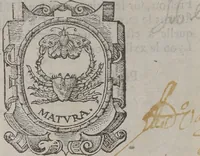 An illustration from De morborum internorum curatione libri quatuor : Adjectis ab Joanne Raenerio medico in singulis capitum initiis morborum causis, & signis, ex Galeno, Paulo Aegineta, atque Aetio desumptis (1550)