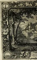 An illustration from Tapisseries du roy, ou sont representez les quatre elemens et les quatre saisons : avec les devises qvi les accompagnent & leur explication = Königliche französische Tapezereyen, oder überauss schöne Sinn-Bilder, in welchen die vier Element, samt den vier Jahr-Zeiten, neben den Dencksprüchen und ihren Ausslegungen, vorgestellet werden (1690)