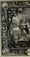 Picture 45 of 74 from Tapisseries du Roy, ou sont representez les quatre elemens et les quatre saisons ; avec les devises qui les accompagnent et leur explication = Königliche französische Tapezereyen, oder überaus schöne Sinn-Bilder, in welchen die vier Element, samt den vier Jahr-Zeiten, neben den Dencksprüchen und ihren Ausslegungen, vorgestellet werden. Aus den Original-Kupffern nachgezeichnet, und den Kunstliebenden zu Nutzen und Ergötzen an den Tag gegeben und verlegt (1690), leaf 93