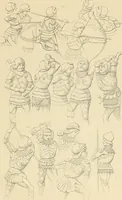 An illustration from An inquiry concerning the invention of printing : in which the systems of Meerman, Heinecken, Santander, and Koning are reviewed : including also notices of the early use of wood-engraving in Europe, the block-books, etc. (1863)