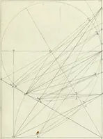 An illustration from De re ichnographica : cujus hodierna praxis exponitur, et propriis exemplis pluribus illustratur : inque varias, quae contingere possunt, ejusdem aberrationes, posito quoque calculo, inquiritur (1751)