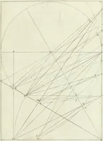 An illustration from De re ichnographica : cujus hodierna praxis exponitur, et propriis exemplis pluribus illustratur : inque varias, quae contingere possunt, ejusdem aberrationes, posito quoque calculo, inquiritur (1751)