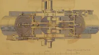 An illustration from The practical draughtsman's book of industrial design, and machinist's and engineer's drawing companion: forming a complete course of mechanical, engineering, and architectural drawing. (1857)