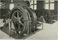 An illustration from Cyclopedia of applied electricity : a general reference work on direct-current generators and motors, storage batteries, electrochemistry, welding, electric wiring, meters, electric lighting, electric railways, power stations, switchboards, power transmission, alternating-current machinery, telegraphy, etc. (1916)