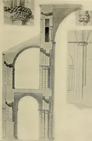 An illustration from Medieval architecture, its origins and development, with lists of monuments and bibliographies (1909)