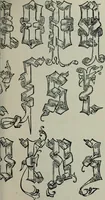 An illustration from Alphabets old and new, for the use of craftsmen : with an introductory essay on Art in the alphabet (1898)