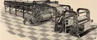 An illustration from Die Biezenfarbstoffe der Fabriken vorm. Friedr. Bayer & Co., Elberfeld, auf dem Gebiet der Fruckerei und Färberei (1901)