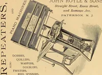 An illustration from Technology of textile design. Being a practical treatise on the construction and application of weaves for all textile fabrics, with minute reference to the latest inventions for weaving. Containing also an appendix showing the analysis and giving the calculations necessary for the manufacture of the various textile fabrics (1889)