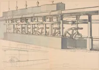 An illustration from The practical draughtsman's book of industrial design, and machinist's and engineer's drawing companion: forming a complete course of mechanical, engineering, and architectural drawing (1854)