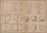 Picture 38 of 69 from Elements of plane and solid free-hand geometrical drawing, with lettering; and some elements of geometrical ornamental design, including the principals of harmonic angular ratios, etc. In three parts ... for draughtsmen and artisans; and teachers and students of industrial and mechanical drawing (1878), leaf 101