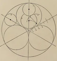An illustration from The power of form applied to geometric tracery : one hundred designs and their foundations resulting from one diagram (1851)