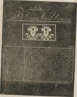 Picture 13 of 19 from Mönster-bok för unga fruntimmer : i, konsten alt tillverka vackra façonerade och dubbla väfnader (1826), leaf 50