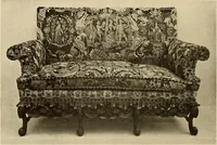 Picture 172 of 482 from Decorative textiles; an illustrated book on coverings for furniture, walls and floors, including damasks, brocades and velvets, tapestries, laces, embroideries, chintzes, cretonnes, drapery and furniture trimmings, wall papers, carpets and rugs, tooled and illuminated leathers (1918), leaf 147