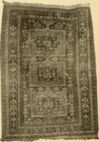 Picture 243 of 482 from Decorative textiles; an illustrated book on coverings for furniture, walls and floors, including damasks, brocades and velvets, tapestries, laces, embroideries, chintzes, cretonnes, drapery and furniture trimmings, wall papers, carpets and rugs, tooled and illuminated leathers (1918), leaf 225