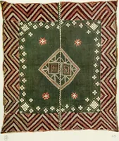 An illustration from Broderies des paysannes de Smolensk; Exécutées sous la direction de la Princesse Marie Ténichev (1900)