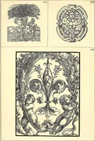 An illustration from Marques typographiques, ou, Recueil des monogrammes, chiffres, enseignes, emblèmes, devises, rébus et fleurons des libraires et imprimeurs qui ont exercé en France depuis l'introduction de l'imprimerie en 1470 jusqu'à la fin du seizième siècle : à ces marques sont jointes celles des libraires et imprimeurs qui pendant la même période ont publié, hors de France, des livres en langue française (1867)