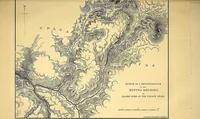 An illustration from Sixth annual report of the United States geological survey of the Territories, embracing portions of Montana, Idaho, Wyoming, and Utah : being a report of progress of the explorations for the year 1872 (1873)