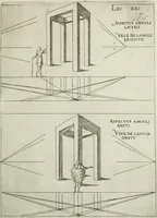 An illustration from Leçons de perspective positive (1576)
