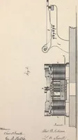 An illustration from Collection of United States patents granted to Thomas A. Edison, 1869-1884 (1869)