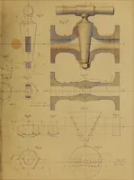 An illustration from The practical draughtsman's book of industrial design, and machinist's and engineer's drawing companion: forming a complete course of mechanical, engineering, and architectural drawing. (1857)