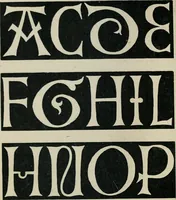 An illustration from Alphabets old and new, for the use of craftsmen : with an introductory essay on Art in the alphabet (1898)