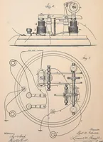 An illustration from Collection of United States patents granted to Thomas A. Edison, 1869-1884 (1869)