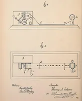 An illustration from Collection of United States patents granted to Thomas A. Edison, 1869-1884 (1869)