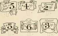 Picture 40 of 111 from Fairchild's rapid letterer and show-card maker, commercial alphabet construction with brush or pen (1910), leaf 44